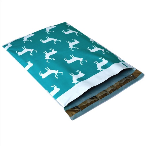 25 10X13 Deer Poly Mailers CHRISTMAS CLEARANCE - Picture 8 of 8